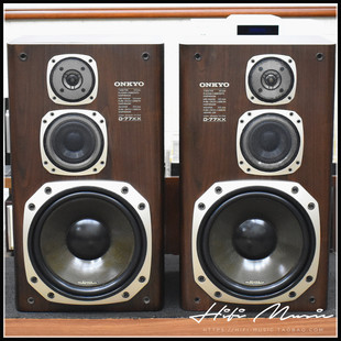 二手原装日本ONKYO/安桥 D-77XXX大动态HIFI书架音箱进口音箱10寸