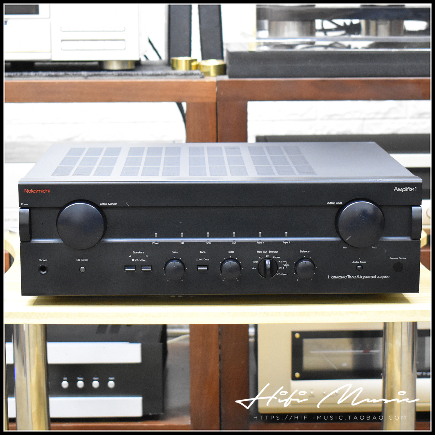 二手日本进口Nakamichi中度Amplifier1发烧hifi大功率2.0功放机