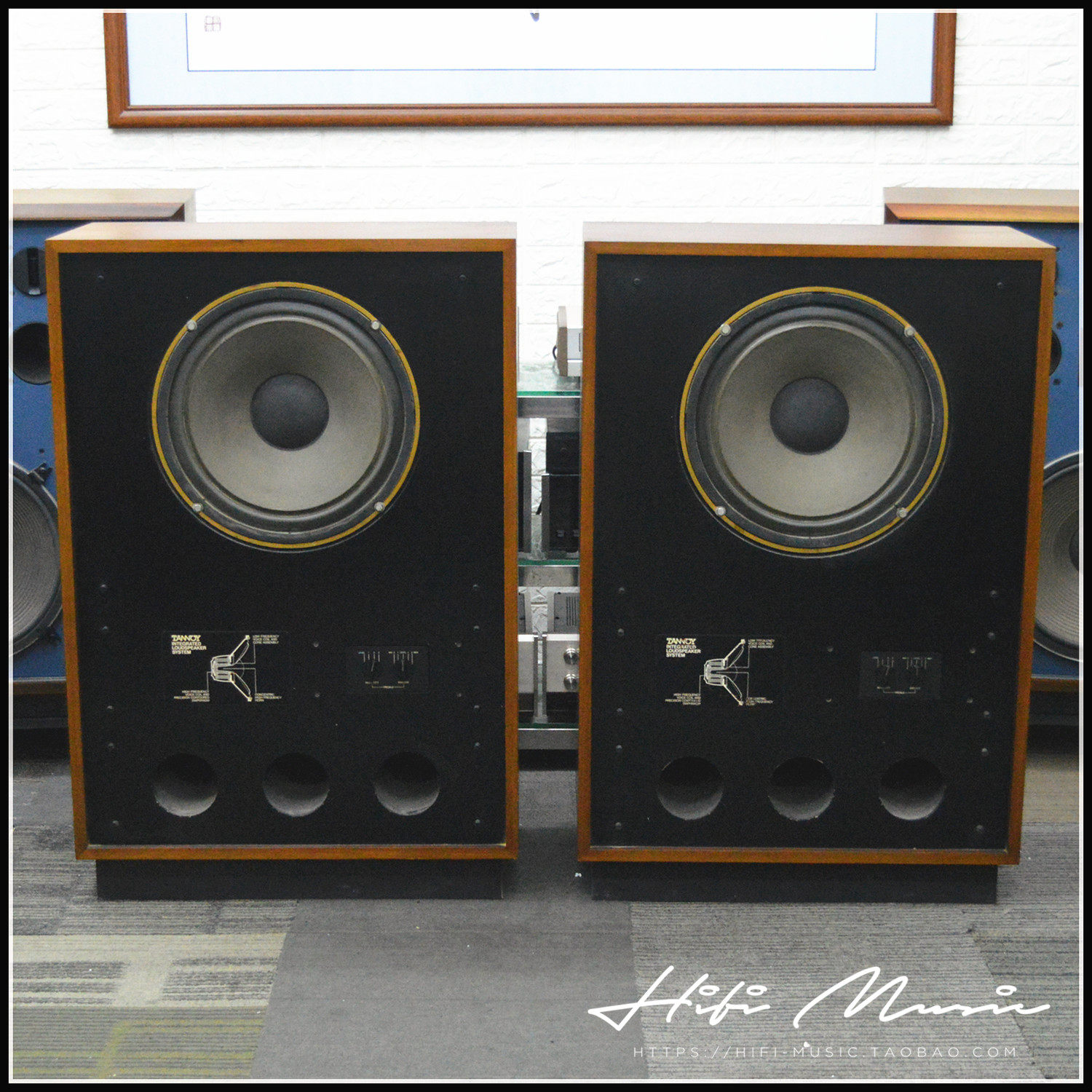 二手原装英国进口 Tannoy /天朗385A hifi发烧音箱 15寸 钢磁同轴
