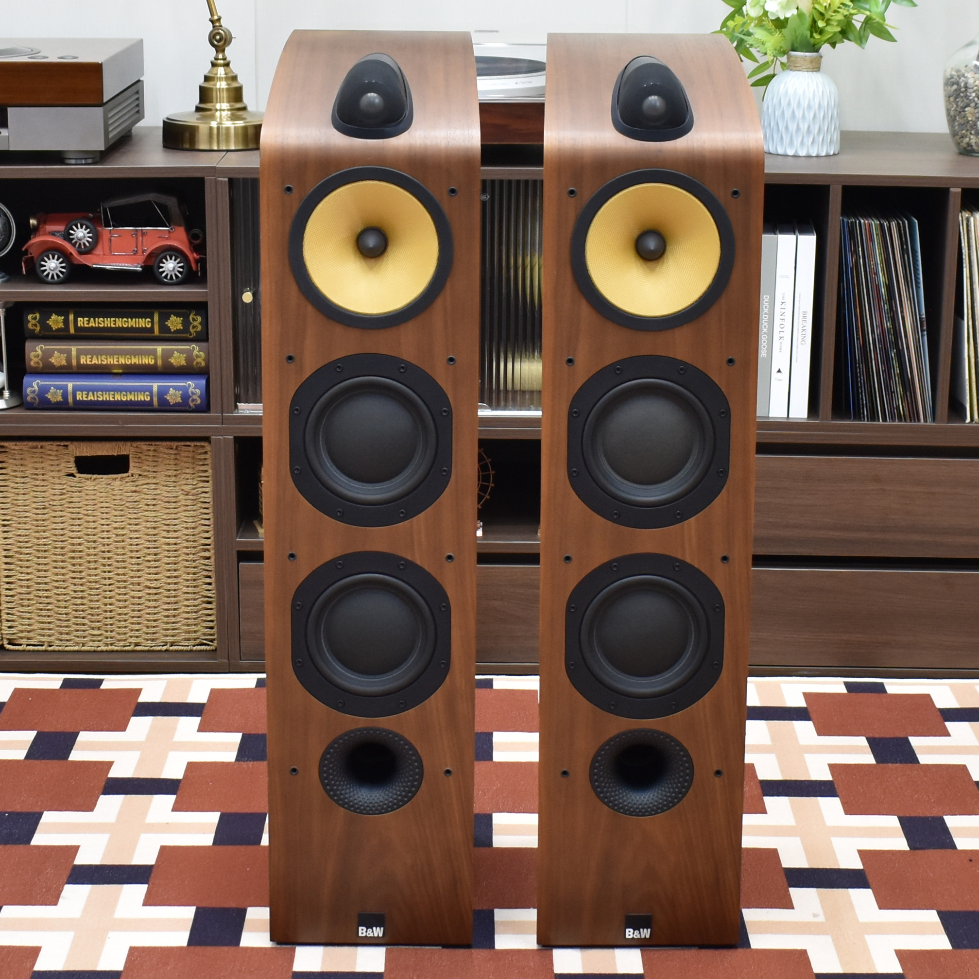 二手英国原装进口B&W宝华703 发烧落地Hifi音箱3分频保真连号正品