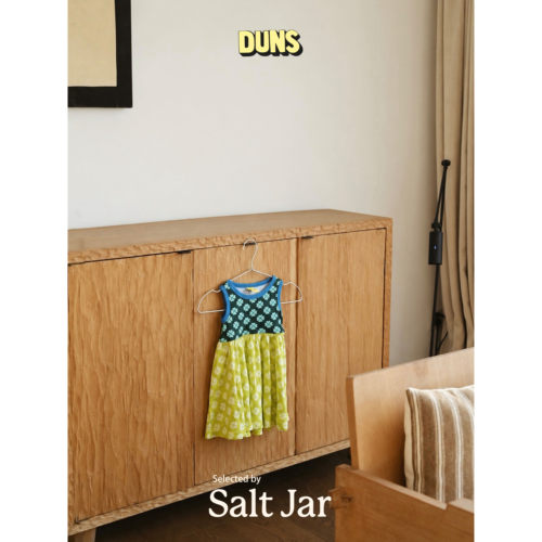 salt jar选品 瑞典duns26ss 女孩可爱萝卜有机棉背心短袖连衣裙