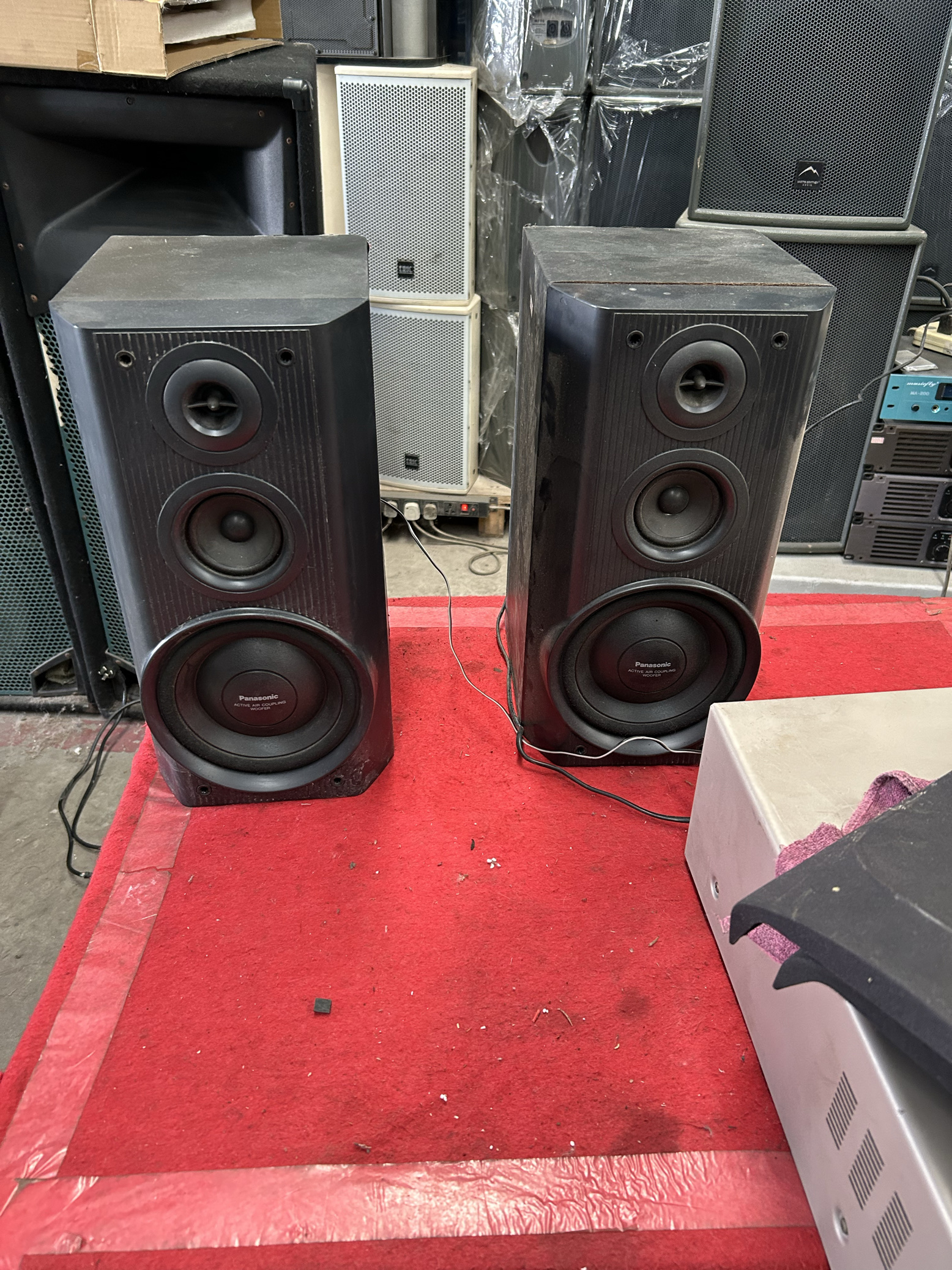 日本松下VC918组合音响音箱一对三分频高音1寸中音3寸低音6.5寸