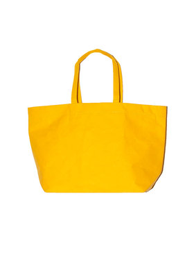 新款水洗纸简约手提包横款-纯色车缝线敞口复古包质感 小众包包