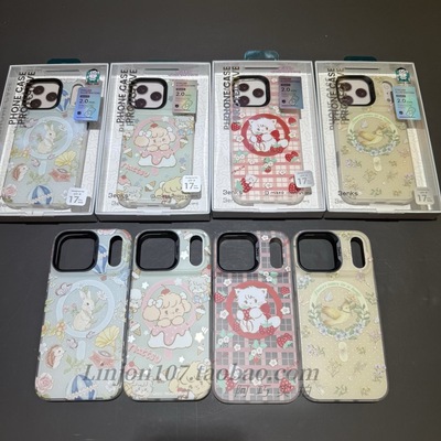 邦克仕Benks花园系列MIKKO联名苹果17promax手机壳iphone17pro防摔磁吸保护套17PM女孩可爱相机保护
