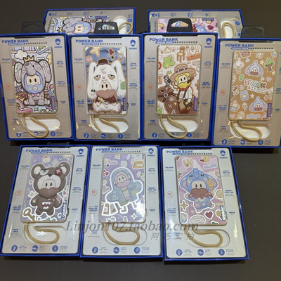 3C认证ogbro卡通充电宝自带线移动电源C口手机适用于华为苹果