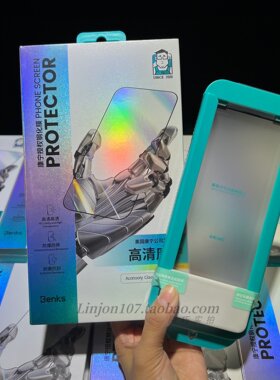 Benks康宁钢化膜15promax全屏Ar抗反射蓝宝石防窥15Pro钢化膜16Promax