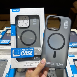 ROCK盾甲双层防摔壳适用苹果15Pro手机壳iPhone15ProMax保护套15全包壳磁吸防摔壳