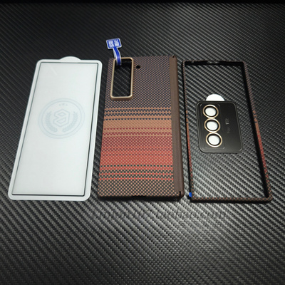 邦古适用三星w25手机壳磁吸高端凯夫拉轻薄保护套Zfold7芳纶纤维前框壳w26四件套钢化膜镜头膜中轴后壳fold7