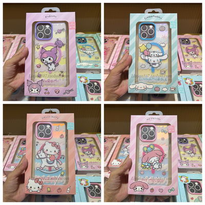 三丽鸥多乐乐系列 适用于苹果iPhone16ProMax磁吸手机壳防摔软全包卡通MagSafe壳凯蒂猫酷洛米磨砂Mate70pro