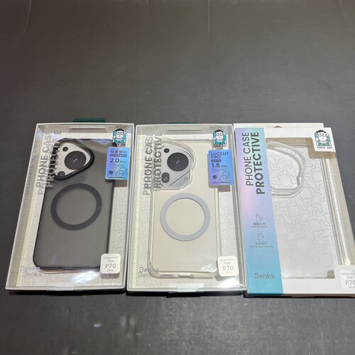 Benks适用华为Pura70Pro+磁吸手机壳新款磨砂P70ultra透明防摔超薄P80pro轻砂硅胶保护套软全包p80ultral