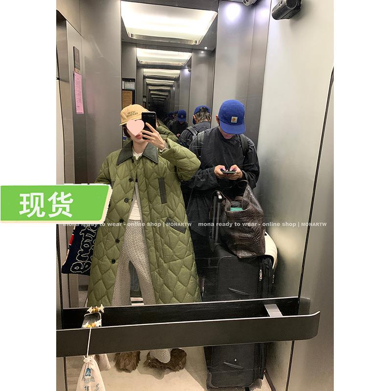 Mona家 中长款宽松时尚洋气外套马甲套装女小个子 2024爆款秋冬