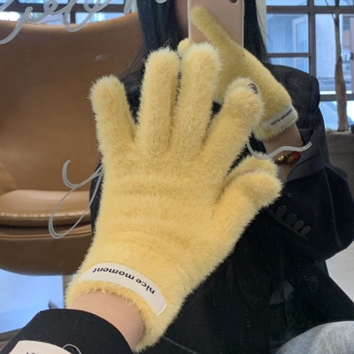 2024秋冬新款仿貂手套