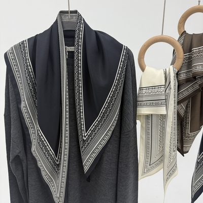 美作新款韩国原单三角巾丝巾