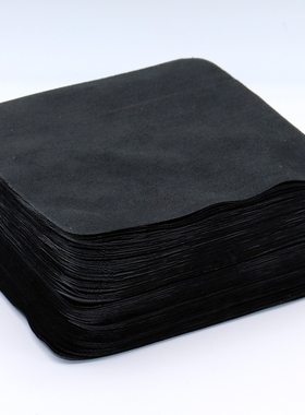 黑色PL2高品质精品麂皮绒眼镜布鹿皮眼镜布手机屏幕显示器擦拭布