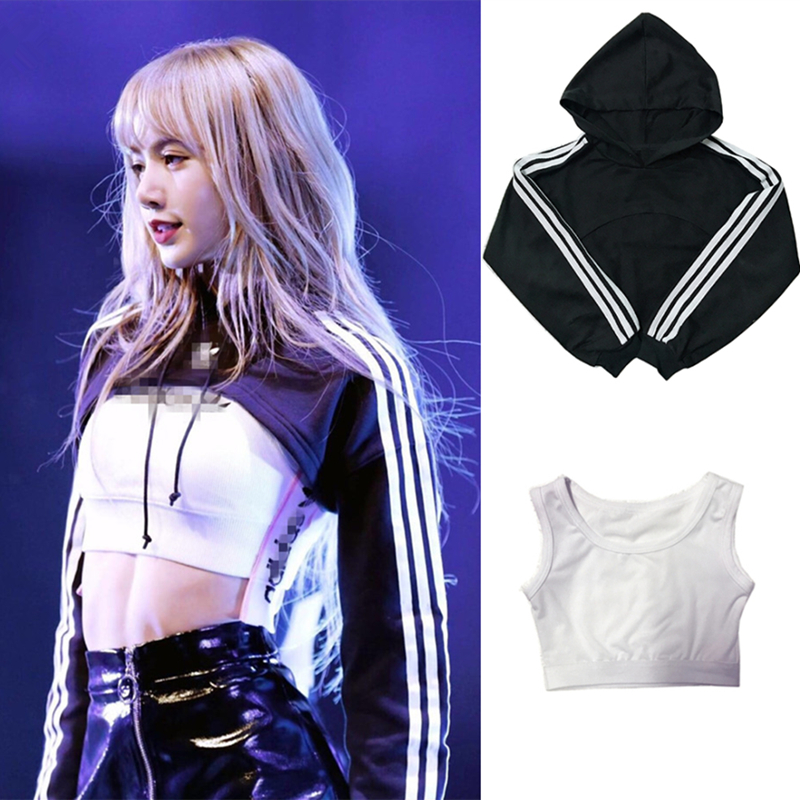 少儿街舞潮服嘻哈服装连帽演出服