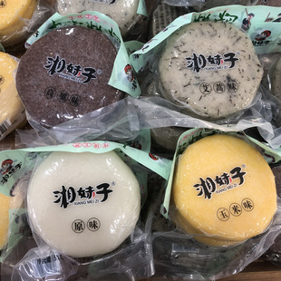 湖南特产湘西土家传统年糕湘妹子糍粑500g玉米艾蒿味糯米蒿子粑粑