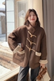【现货】24年冬烫金皮毛一体229-8318-P205控298，女装短外套，浙宝229