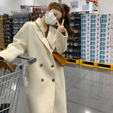现货高支高密羊毛双面呢大衣含兔毛229-8203-P280控398，女装毛呢外套，浙宝229