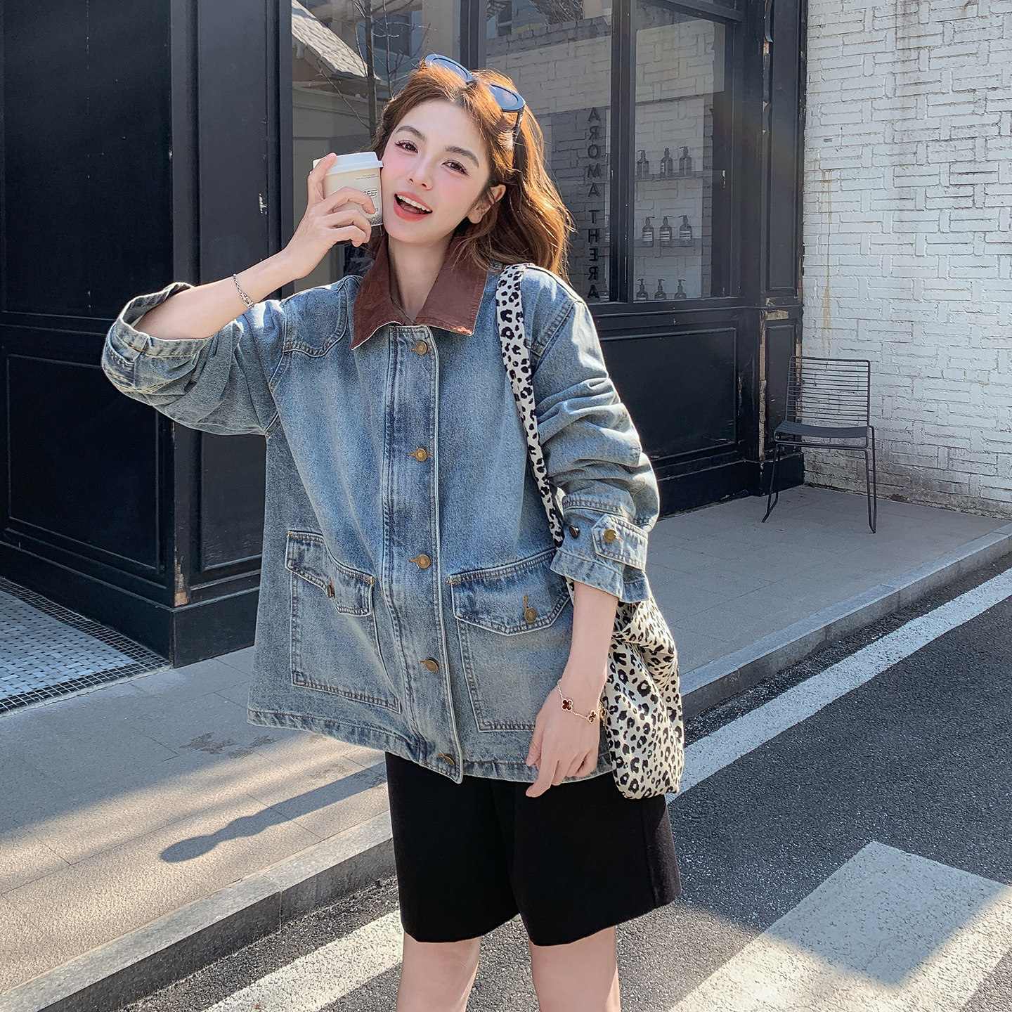 【大货】26年春牛仔外套2B175-8482-P165控268,女装短外套,浙宝229