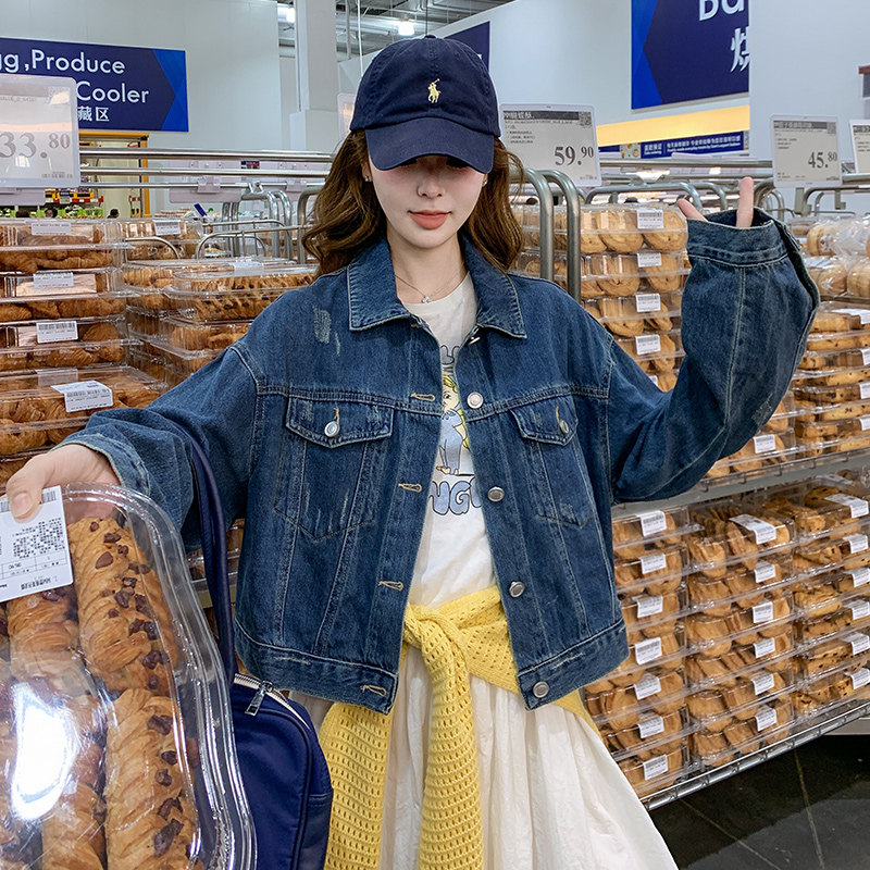 【现货】25年秋牛仔外套2B175-8329-P145控218,女装短外套,浙宝229