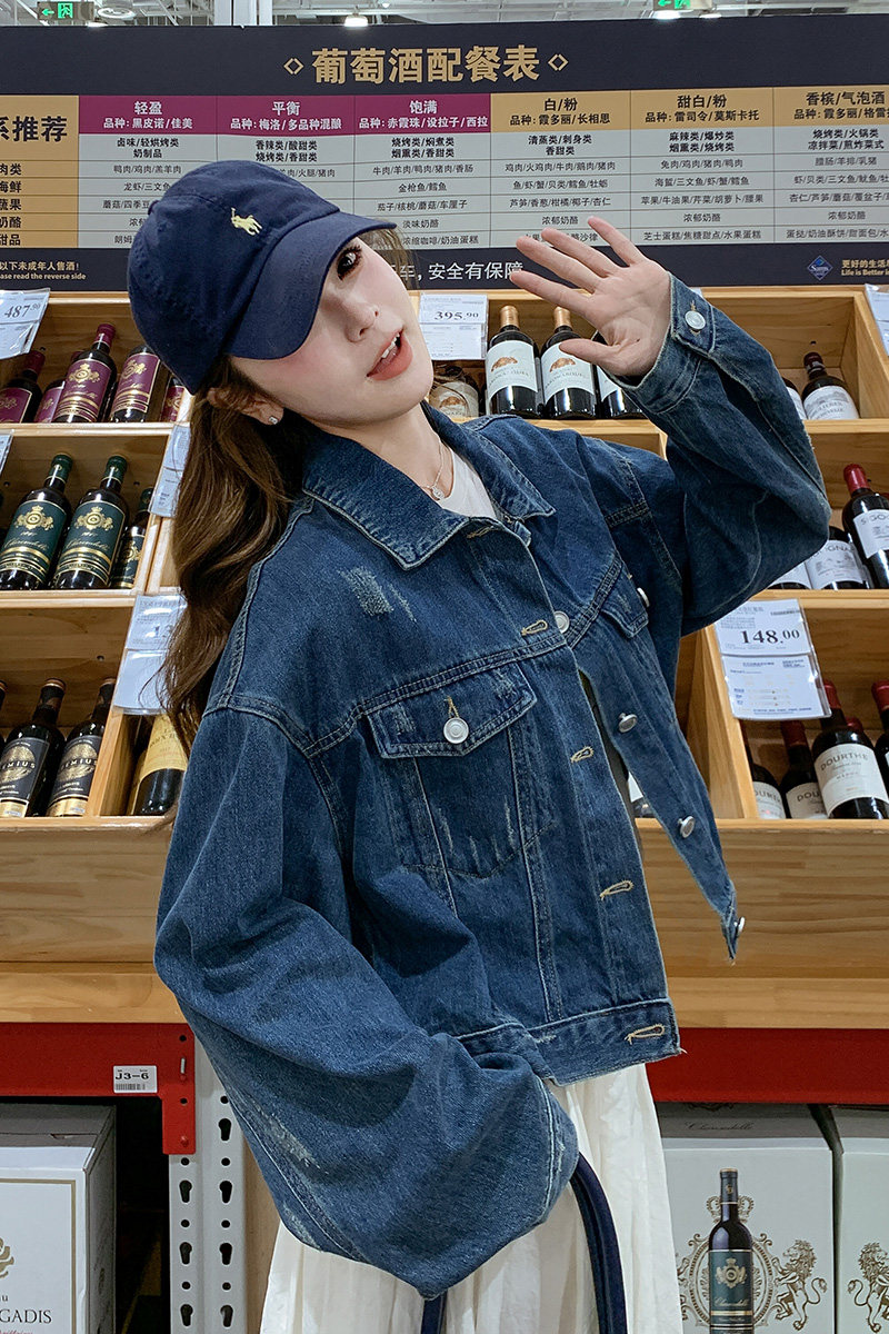 【现货】25年春牛仔外套2B175-8329-P145控218,女装短外套,浙宝229