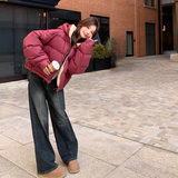 【大货已出】25年短款火龙果色羽绒服229-8322-P245控368，女装羽绒服，浙宝229