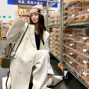 【现货】25年白色双面呢西装大衣2B175-8311-P275控398图片