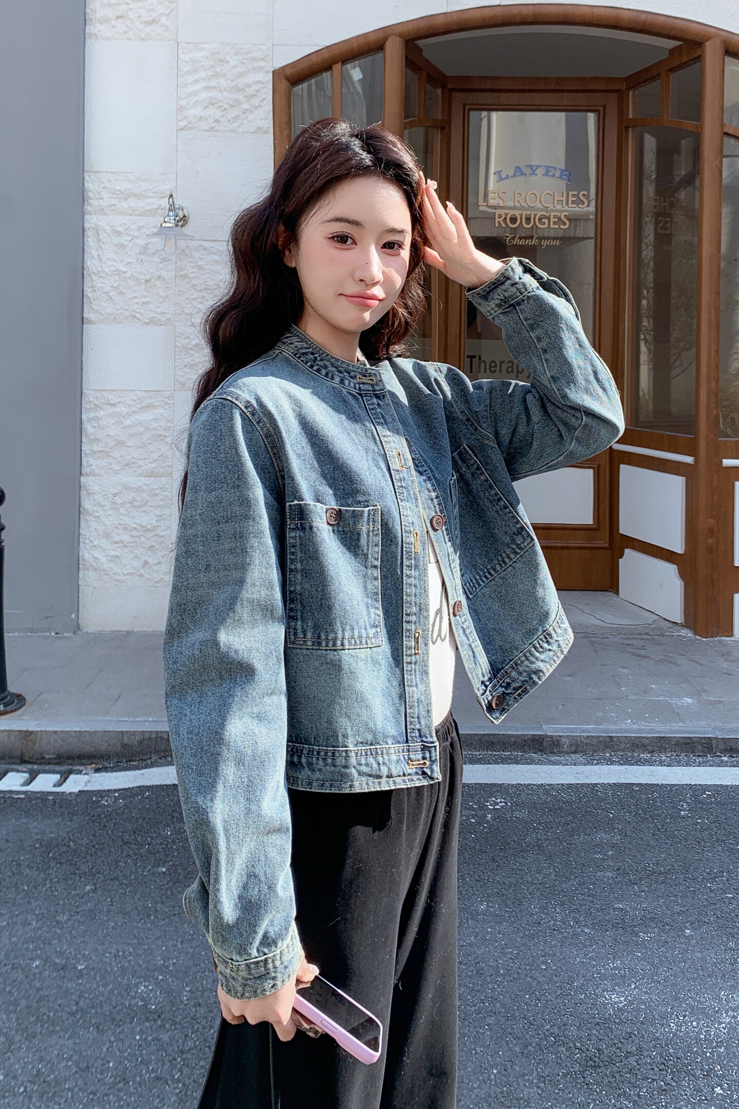 【大货】26年春牛仔短外套2B175-8480-P145控238,女装短外套,浙宝229