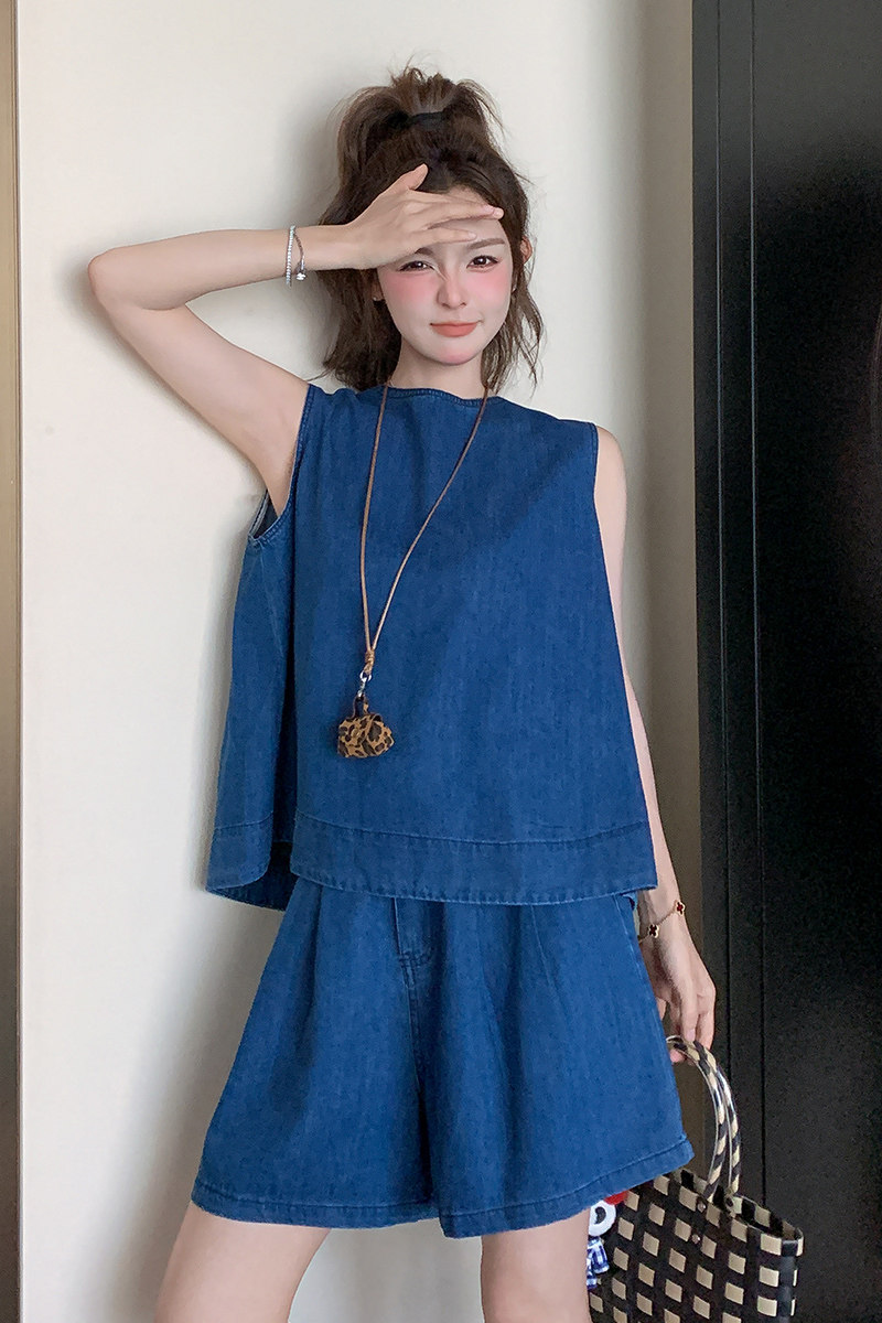 【大货】25年牛仔套装夏2B175-8336-P155控228,女装套装/套裙,浙宝229