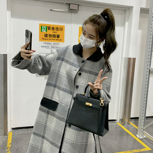 【大货】25年格子双面呢80毛2B175-8205-P280控398图片