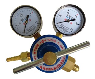 氧气减压器YQY 352型氧气减压器1.6x25MPa氧气钢瓶减压表 352