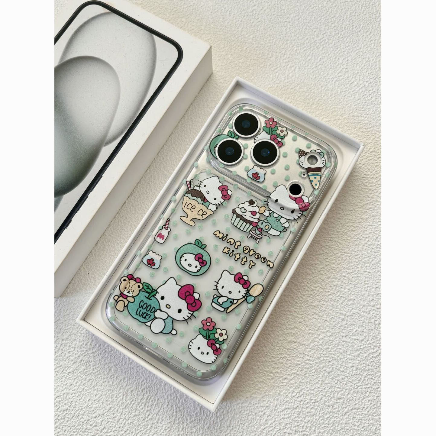 适用iphone17手机壳苹果17promax新款2025哈喽17pro猫咪16pro透明max带挂绳15全包13可爱14新款12外壳