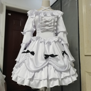 风度COS 丰川祥子A咖BanG Dream白色洋装cosplay服 动漫服装定做