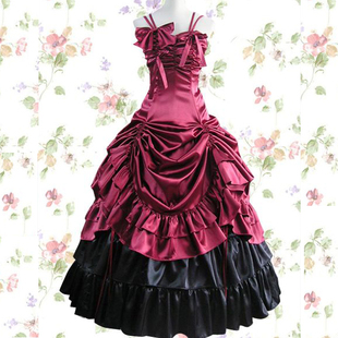 2019新款 LOLITA洛丽塔 洋装 晚会礼服连衣长裙 多色可选定做