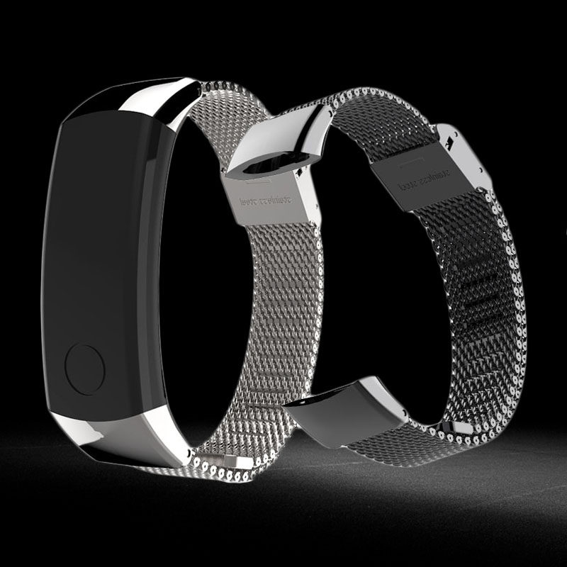 MIBUS는 HUAWEI HONOR BAND 3 시계 스트랩 금속 실리콘  가죽 교체 밴드 HONORBAND3 손목 스트랩에 적합합니다