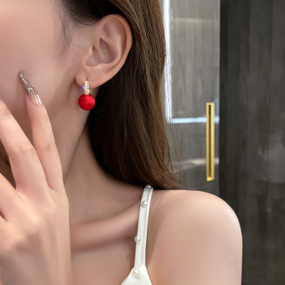 水钻珍珠耳扣精致气质女
