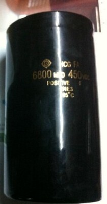 进口日立 HCG FA 450V 6800UF 400V6800UF 铝电解电容 75X145MM