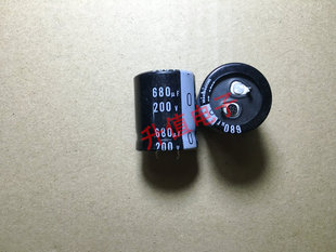 原装常用电解电容200V680UF 硬脚电容680UF200V:25X30