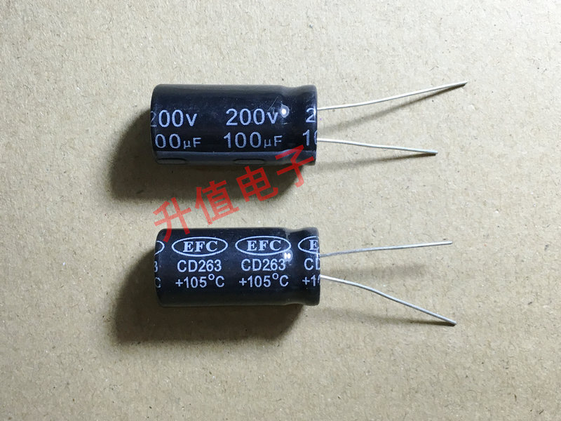 软脚 全新电解电容 100UF200V 200V100UF