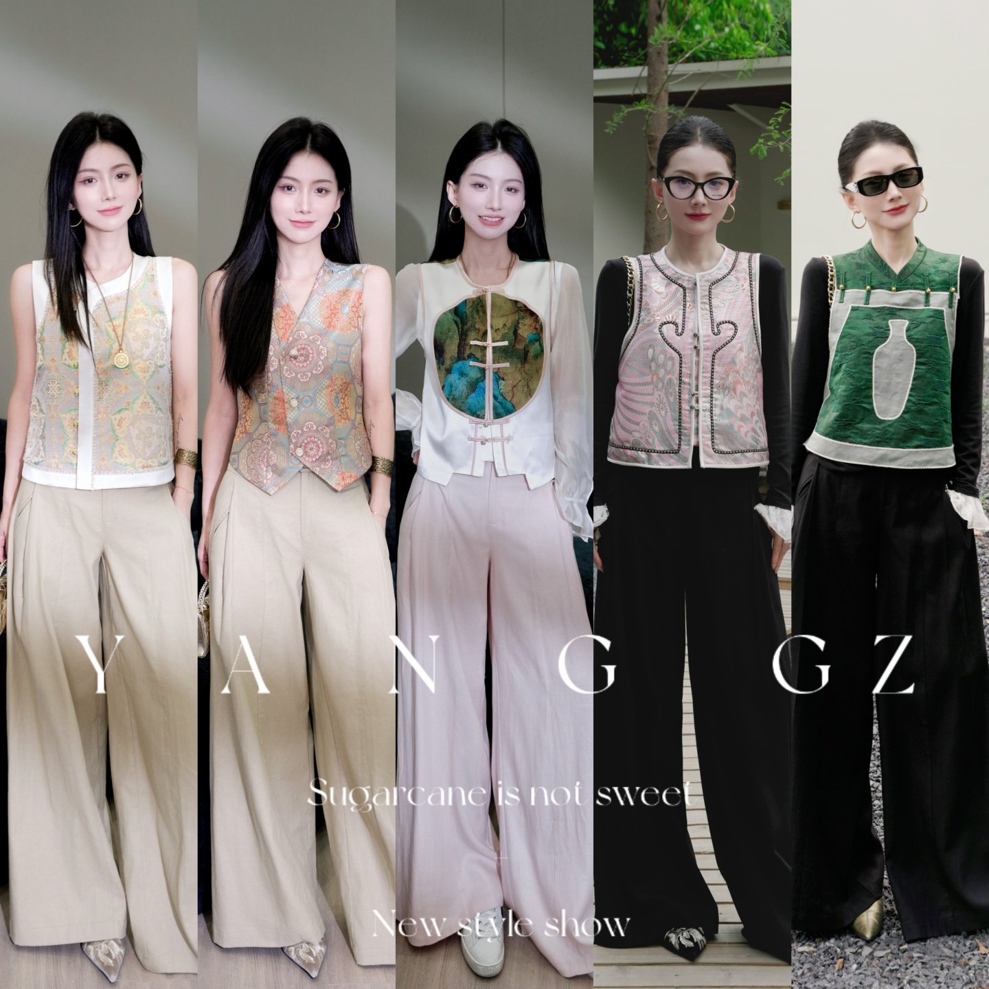 YANG GZ【摩登起义】新中式初秋新款亲肤百搭麻混纺高腰阔腿裤女,女装/女士精品,汉服裤装,淘宝优惠券,粉丝福利购,淘宝优惠卷