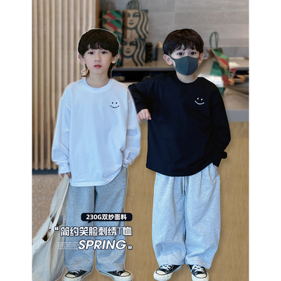 2025年春秋款男童中大童长袖T恤