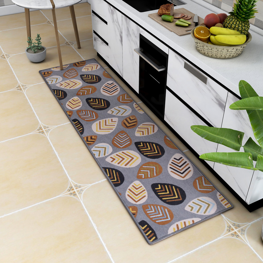 山花卧室床边地垫防滑地毯吸水吸油厨房脚长条垫耐脏沙发阳台地垫