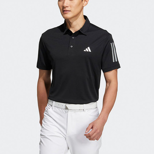 HS9048 Adidas 阿迪达斯正品 夏季 男子反光三条纹运动休闲POLO衫