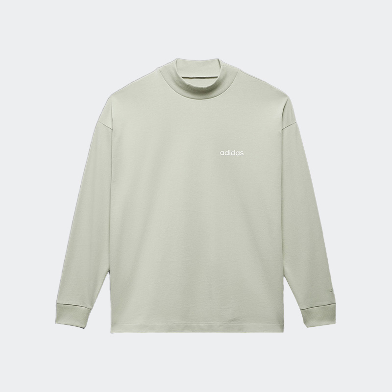 阿迪达斯男女运动半高领长袖卫衣