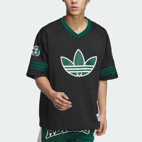 阿迪达斯男女篮球风运动短袖