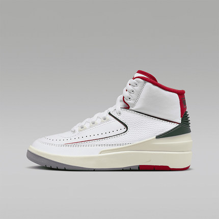 Nike/耐克正品Air Jordan 2 GS女子大童高帮篮球鞋DQ8562-101