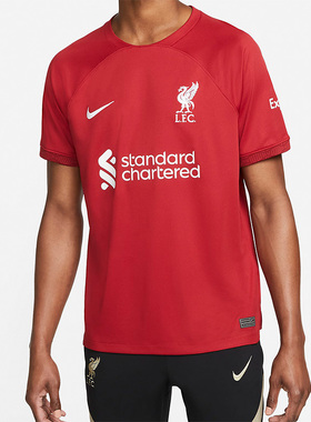 Nike/耐克正品22-23赛季利物浦主场男子运动足球球衣DM1843-609