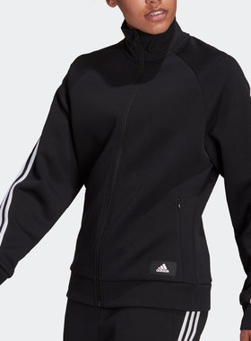 Adidas/阿迪达斯 正品 女子立领运动跑步训练外套H57298