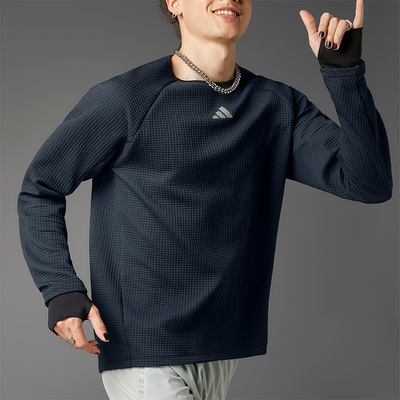 阿迪达斯男士休闲运动套头卫衣