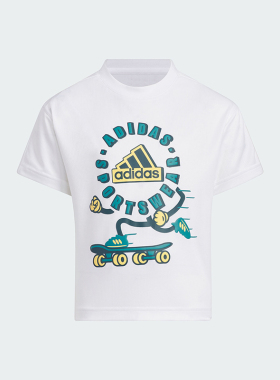 Adidas/阿迪达斯正品LB PES SS TEE小童运动休闲T恤IT4049